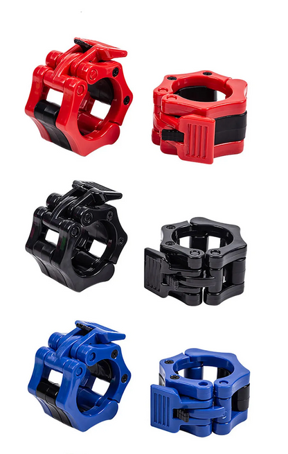 STANDARD BAR DUMBBELL BARBELL COLLARS LOCK CLIP CLAMPS